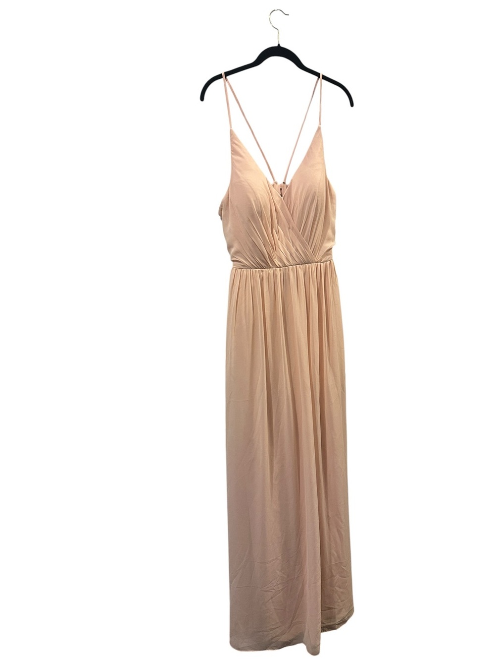 Bill Levkoff | NWT | 12 | Lea & Sage Blush Pink Spaghetti Strap Maxi Dress